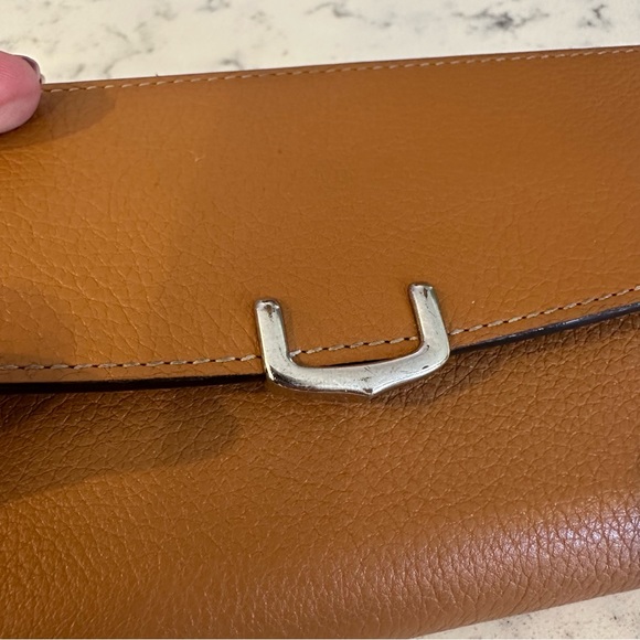 Cartier Tan Leather C De Cartier Continental Wallet - Picture 3 of 5